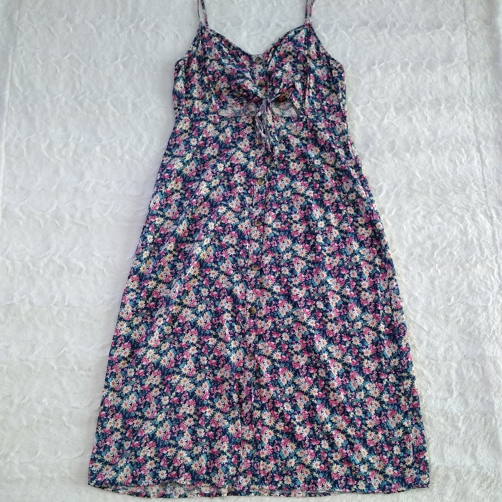 Mimi Chica Floral Midi Dress